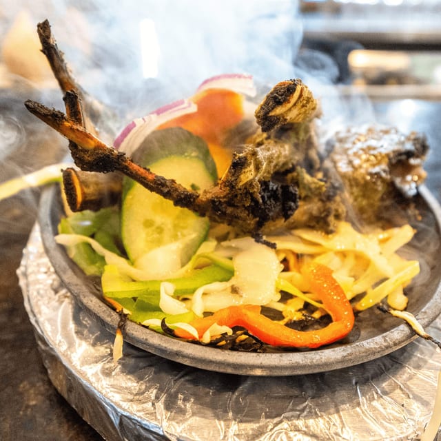Hariyali Lamb Chops.
