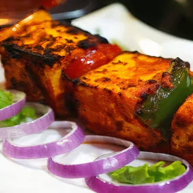 Paneer Shashlik Kebab.