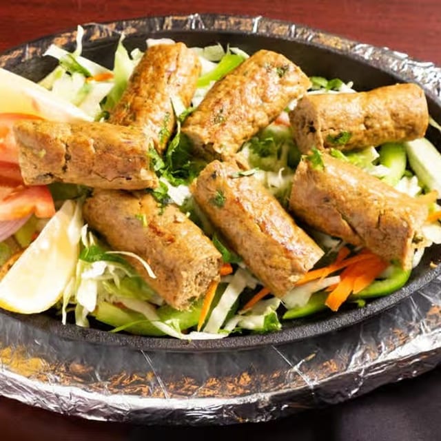 Chicken Seekh Kebab.
